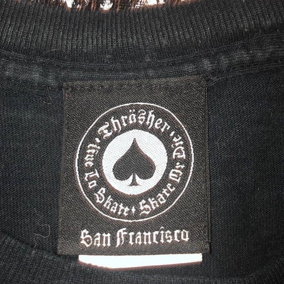 THRASHER Medium T Shirt - Picture 2 of 2